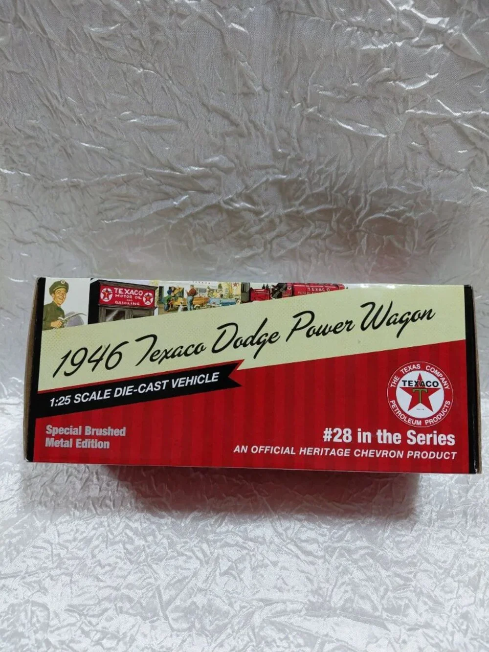 NIB 1946 Texaco Dodge Power Wagon 1:25 Scale Die-Cast Vehicle Brushed Metal - Picture 3 of 7